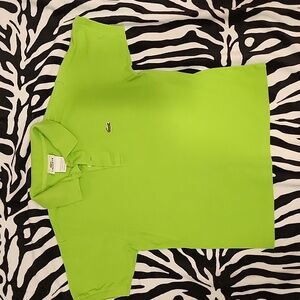 Lacoste Kids Vibrant Green Polo